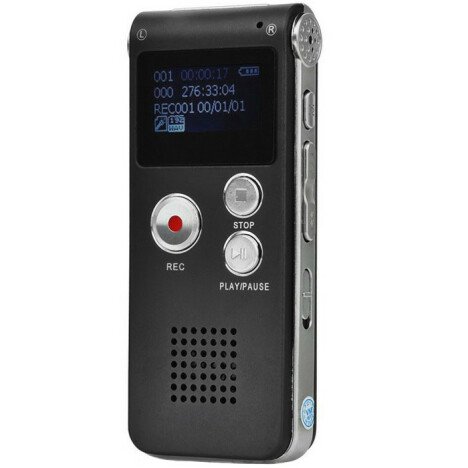 Mini Reportofon Profesional iUni REP03, Memorie 8GB, MP3 Player